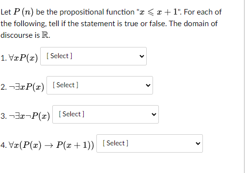 Solved Let P N Be The Propositional Function X