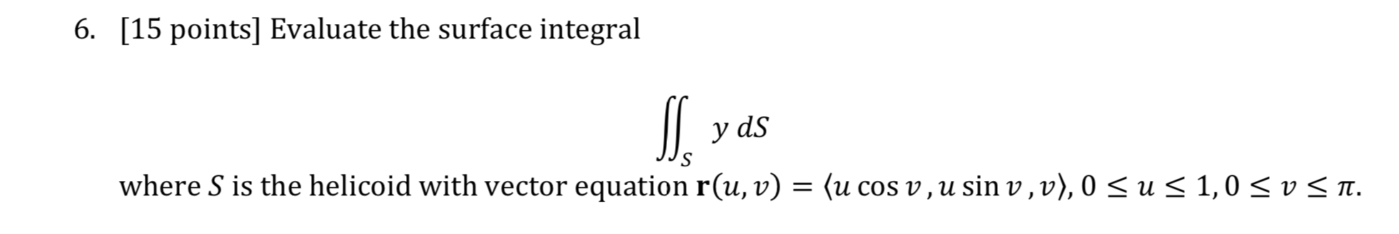 Solved Points Evaluate The Surface Integral Syds Chegg