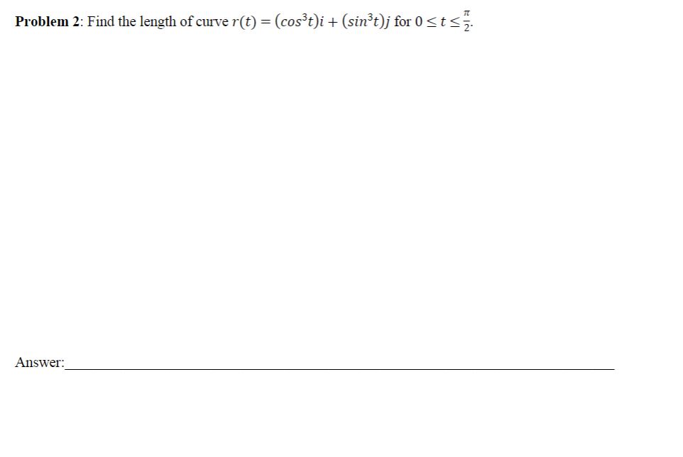 Solved Problem Find The Length Of Curve Chegg