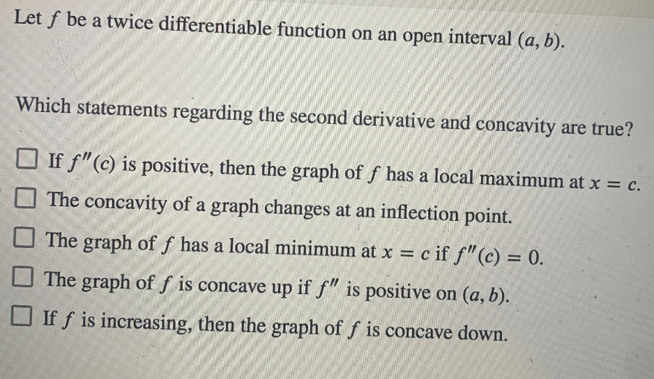 Solved Let F Be A Twice Differentiable Function On An Open Chegg