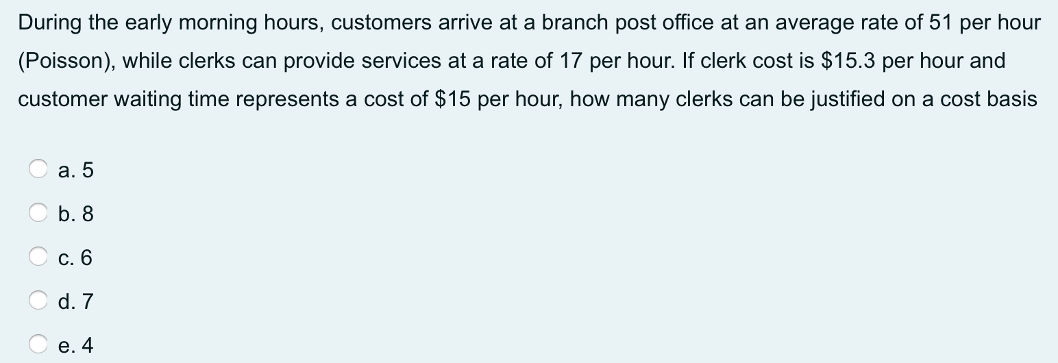 Solved A Single Server Queuing System With A Poisson Arrival Chegg