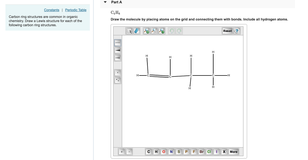 Solved Part A Constants Periodic Table Carbon Ring Chegg