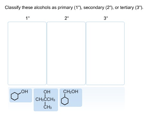 Classify These Alcohols As Primary Degree Chegg Com