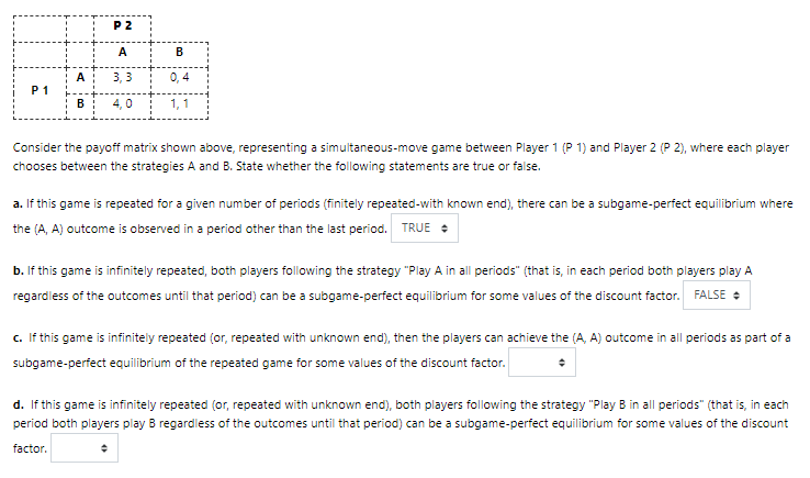 Solved Consider The Payoff Matrix Shown Above Representing Chegg