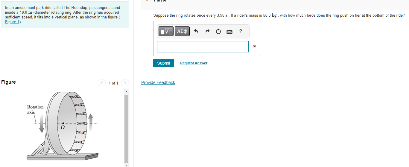 Solved In An Amusement Park Ride Called The Roundup Chegg