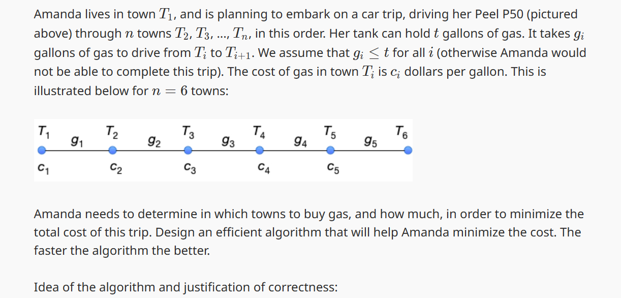 Solved Amanda Lives In Town T And Is Planning To Embark On Chegg