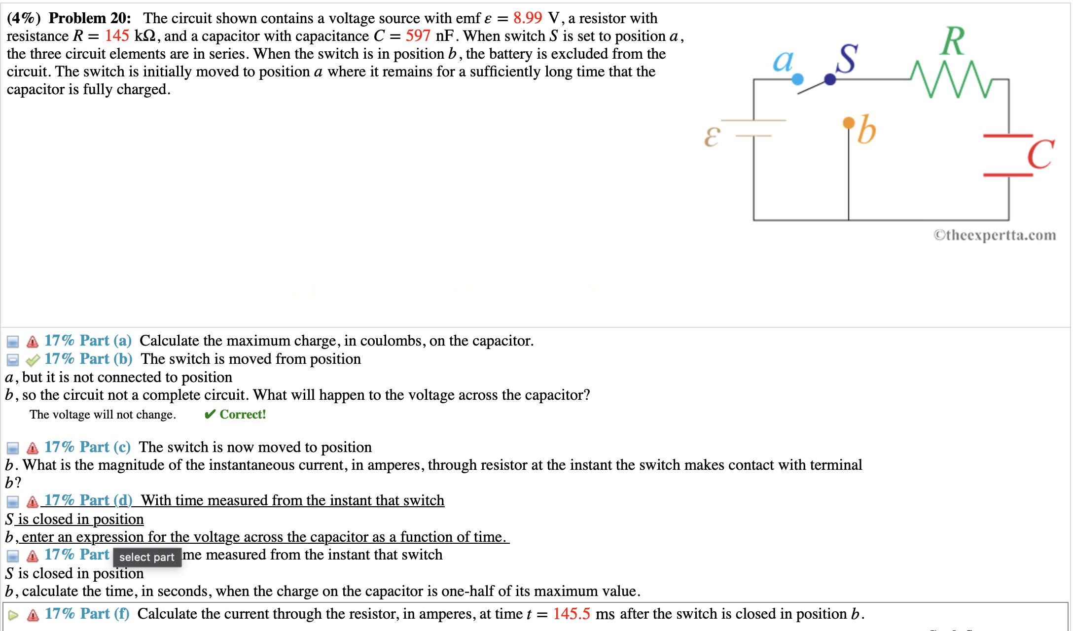 Problem The Circuit Shown Contains A Chegg