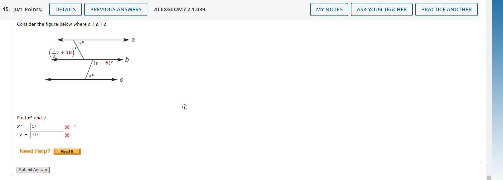 Solved Points Details Previous Answers Alexgeom Chegg