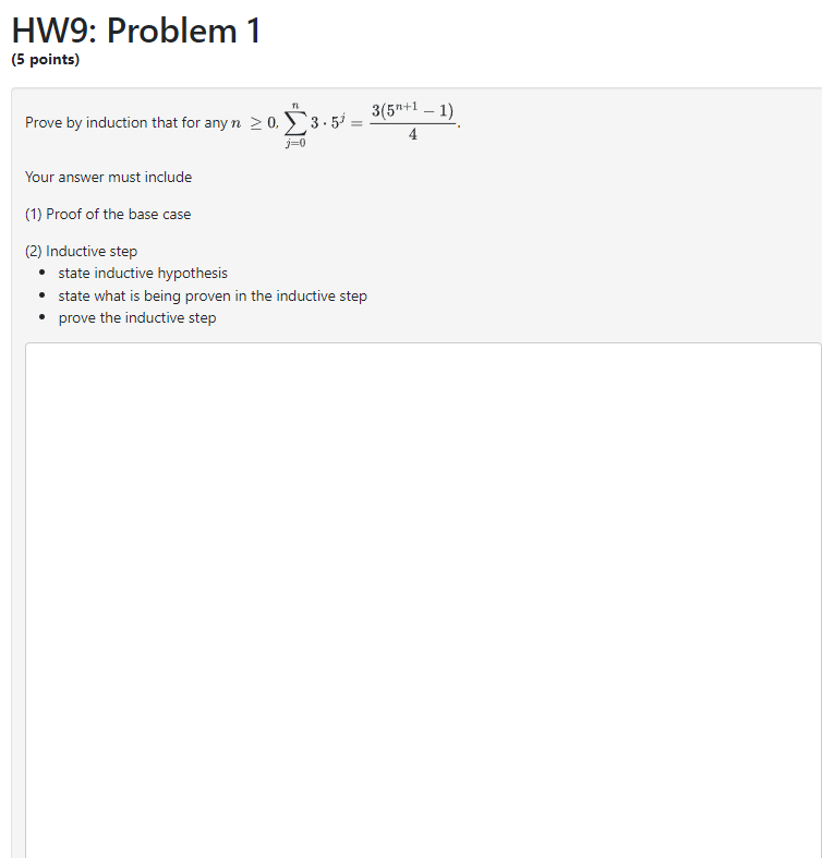 Solved Prove By Induction That For Any Chegg