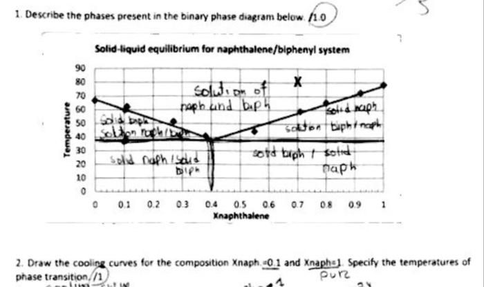 Naphthalene And Paradichlorobenzene Phase Diagram Propose A