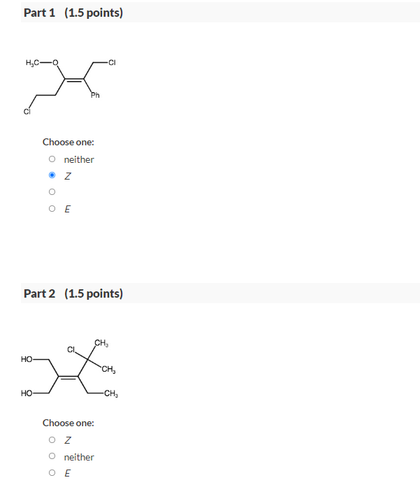 Solved For The Following Molecules Determine Whether The Chegg