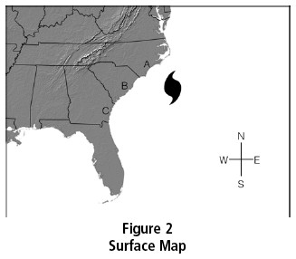 Solved Suppose The Hurricane In Figure Has Stalled Off The Chegg