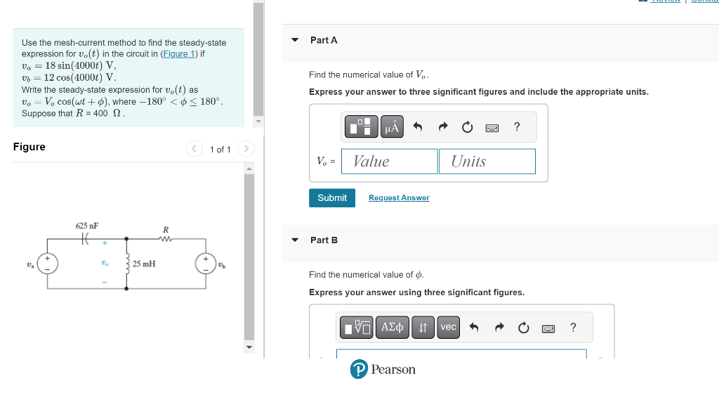 Solved Use The Mesh Current Method To Find The Steady State Chegg