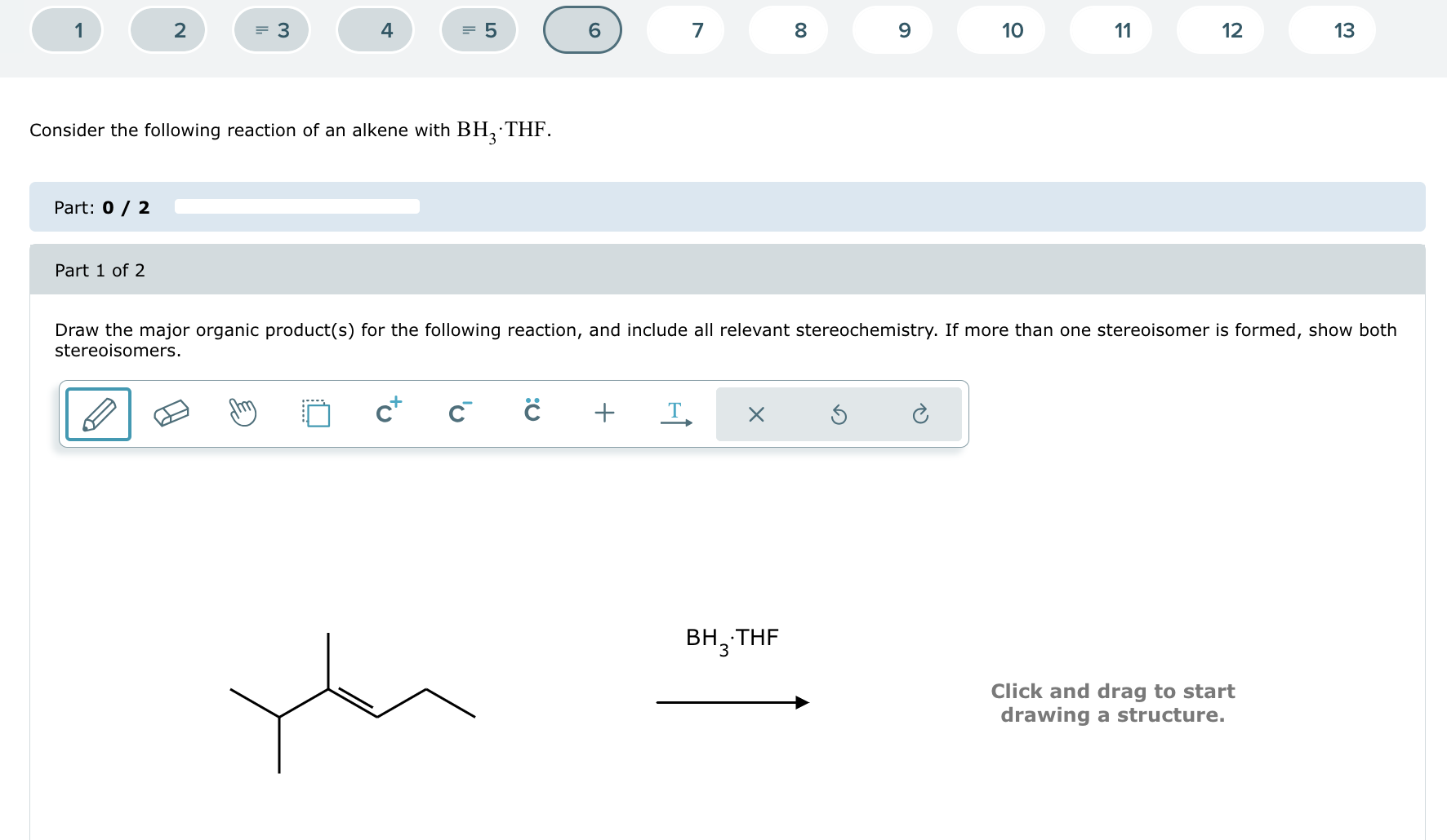 Solved Draw The Structures Of Two Alkenes That Would React Chegg