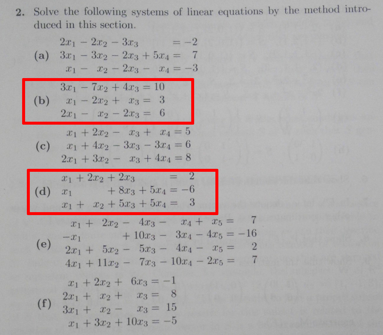 linear algebra homework help