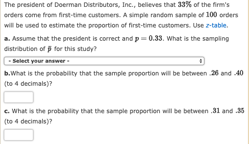 Solved The President Of Doerman Distributors Inc Believes Chegg