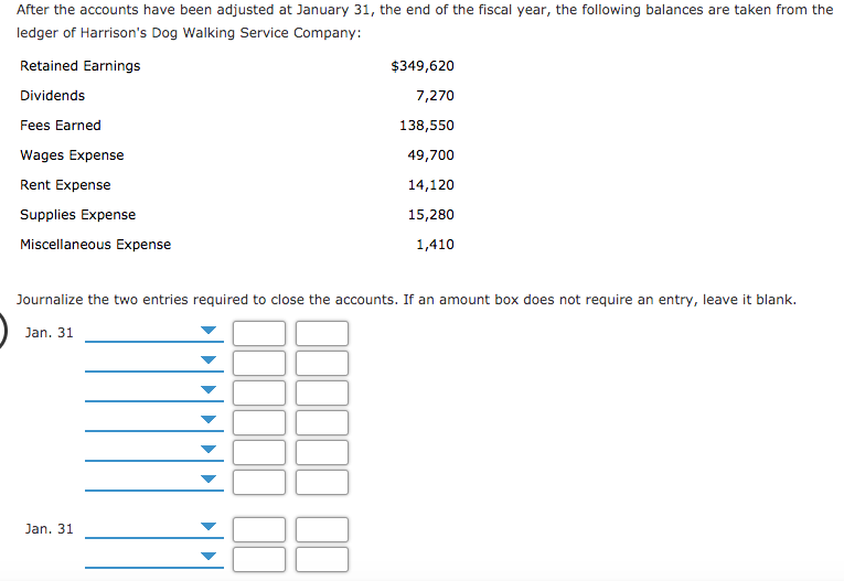 Solved After The Accounts Have Been Adjusted At January Chegg