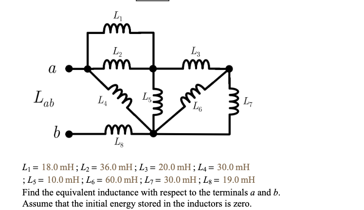 Solved Find The Equivalent Inductance With Respect To The Chegg