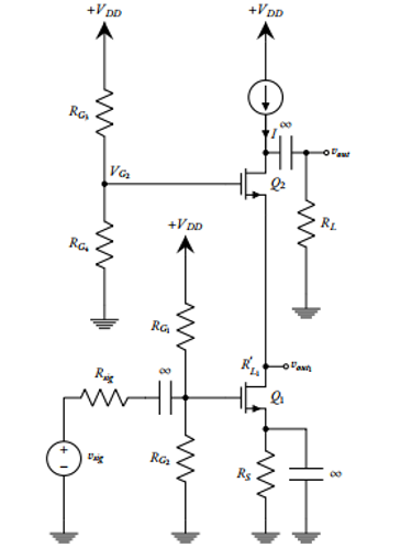 Solved Analyze The Following Cascode Circuit Using The Chegg