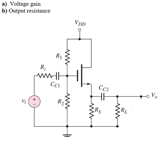 Solved Assume Gm And Ro Parameters Are Given For The Chegg