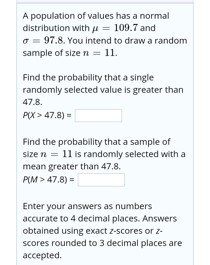 Solved A Population Of Values Has A Normal Distribution With Chegg