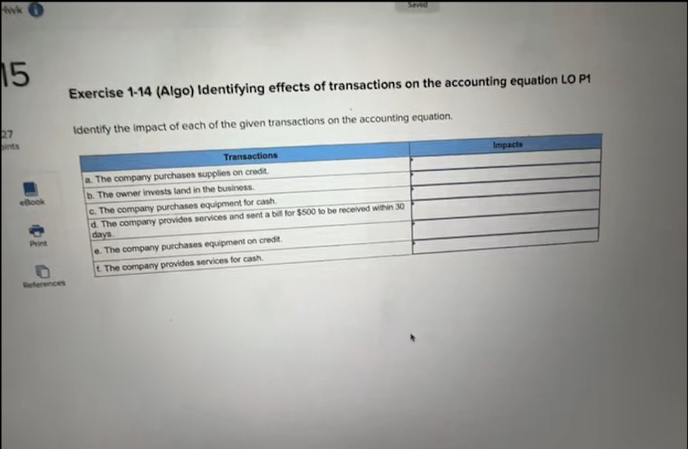 Solved Exercise 1 14 Algo Identifying Effects Of Chegg