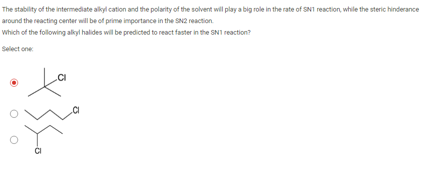 Solved Which One Of The Following Is NOT A Primary Alkyl Chegg