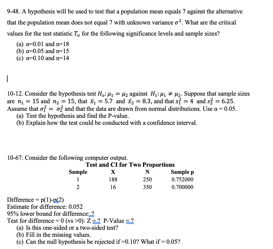 Solved A Hypothesis Will Be Used To Test That A Chegg