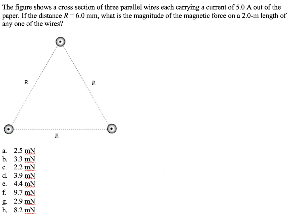 Solved The Figure Shows A Cross Section Of Three Parallel Chegg