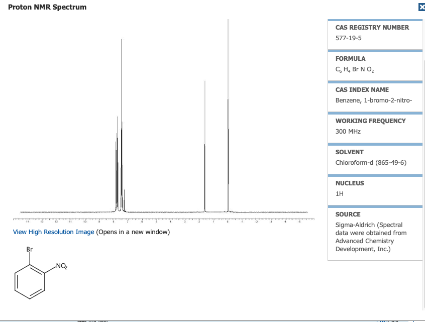 Solved Proton Nmr Spectrum X Cas Registry Number Chegg