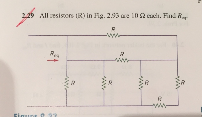 Solved All Resistors R In Fig Are Each Find Chegg