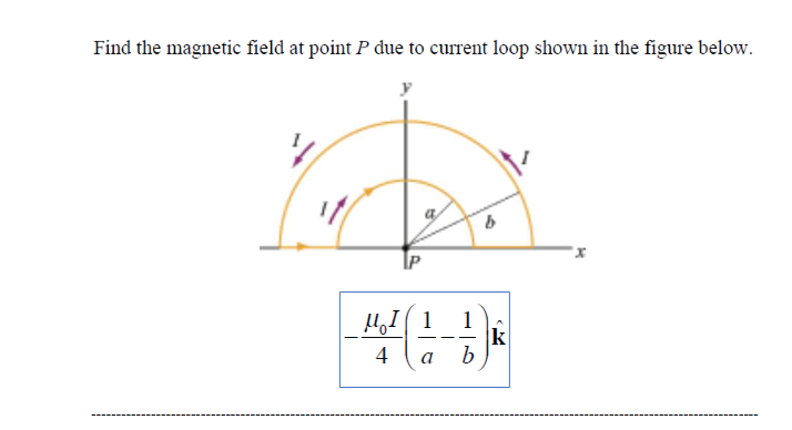 Solved Find The Magnetic Field At Point P Due To Current Chegg