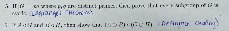 Solved If G Pq Where P Q Are Distinct Primes Then Chegg