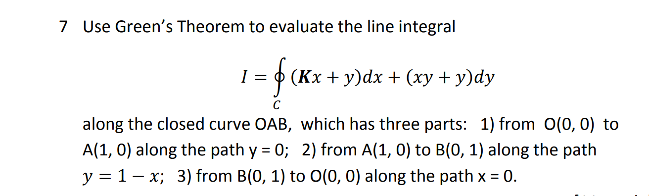 Solved Use Green S Theorem To Evaluate The Line Integral I Chegg