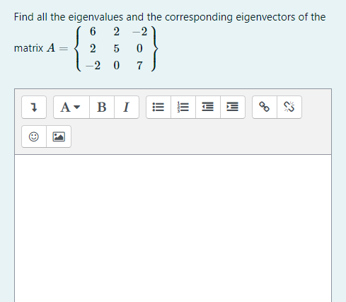 Solved Find All The Eigenvalues And The Corresponding Chegg