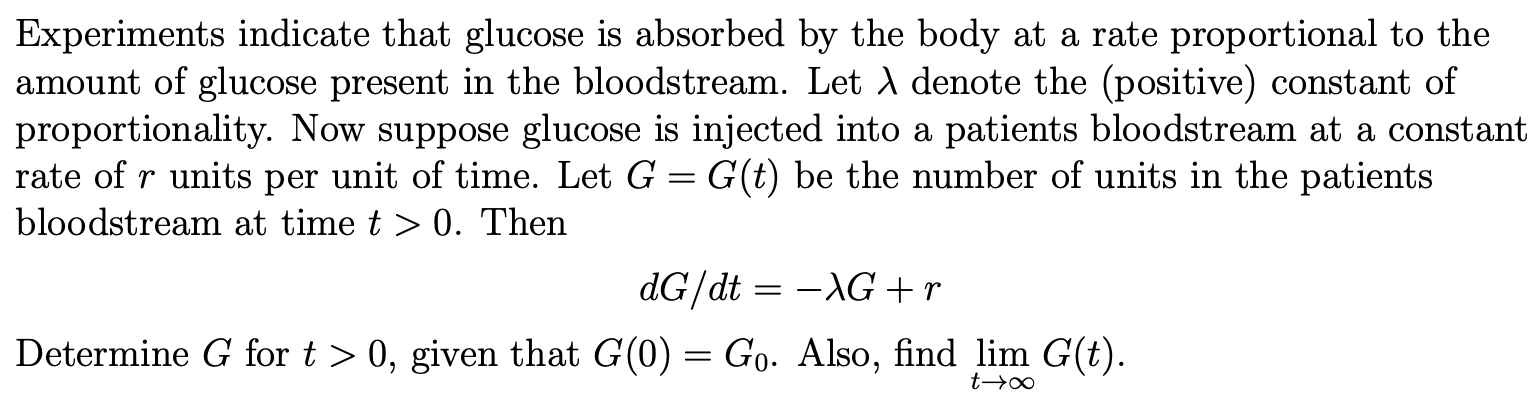 Solved Experiments Indicate That Glucose Is Absorbed By The Chegg