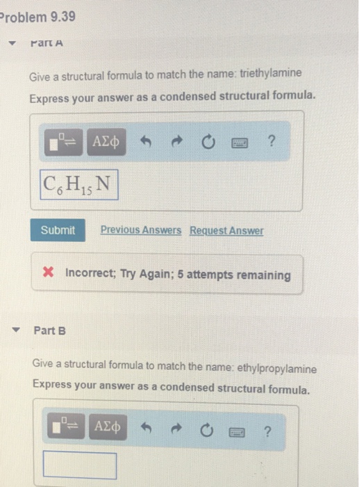 Solved Rall A Write Equation Using Condensed Structural Chegg