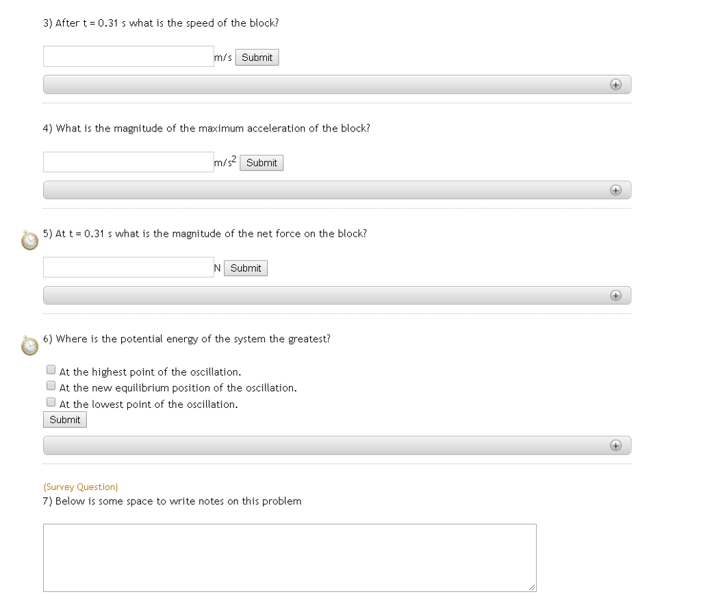 Solved A Block With Mass M Kg Is Hung From A Vertical Chegg