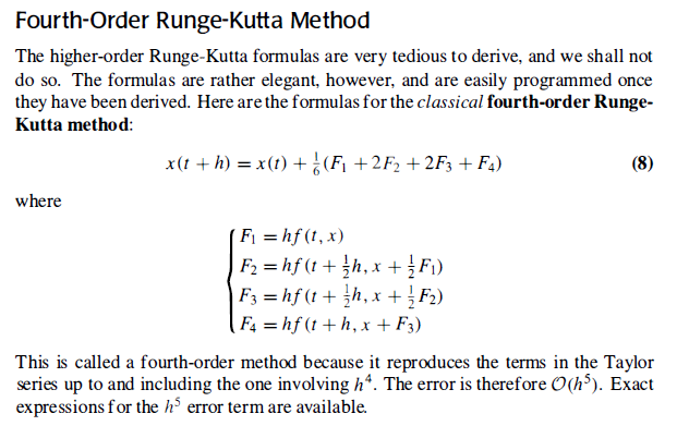 Solved 3 Prove That The Runge Kutta Formula 8 Is Of Order Chegg