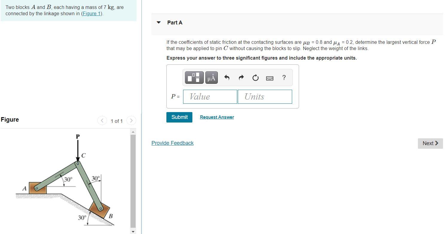 Solved If The Coefficients Of Static Friction At The Chegg