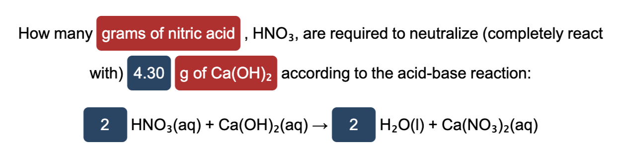 Solved How Many Grams Of Nitric Acid Hno Are Required To Chegg