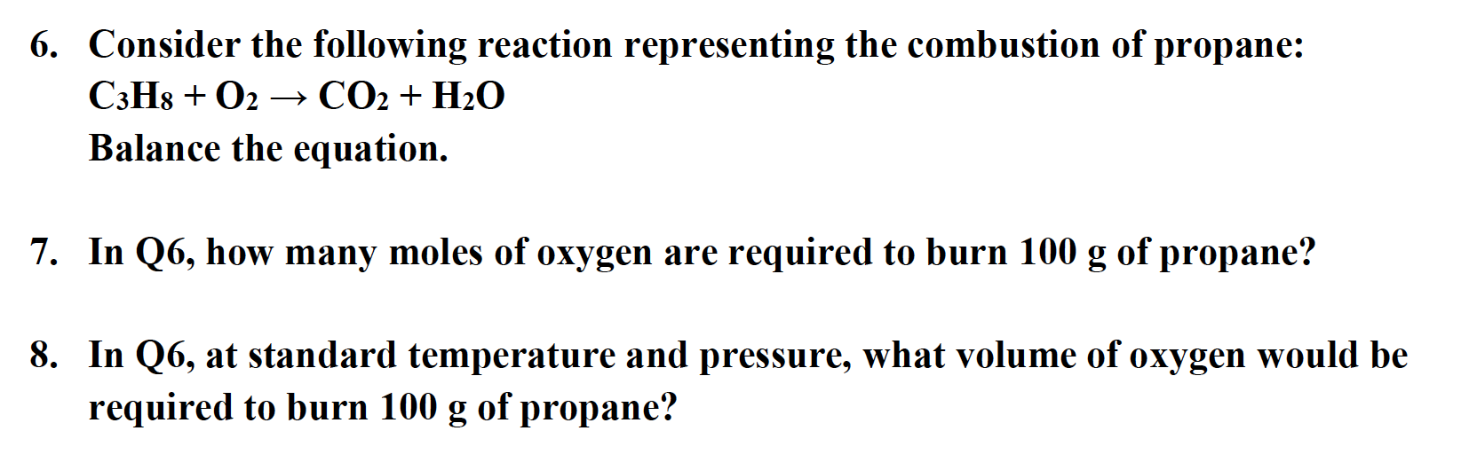 Solved 6 Consider The Following Reaction Representing The Chegg