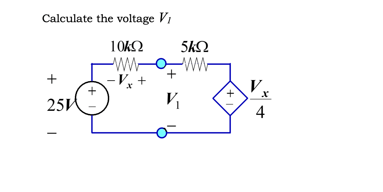 Solved Calculate The Voltage Vl Chegg