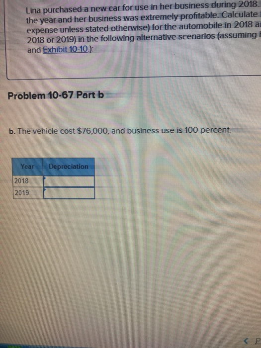 Solved Required Information Problem 10 67 LO 10 3 The Chegg