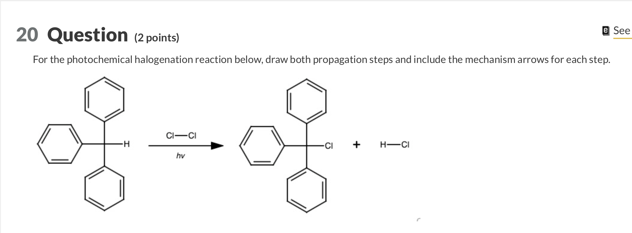 Solved 20 Question 2 Points For The Photochemical Chegg