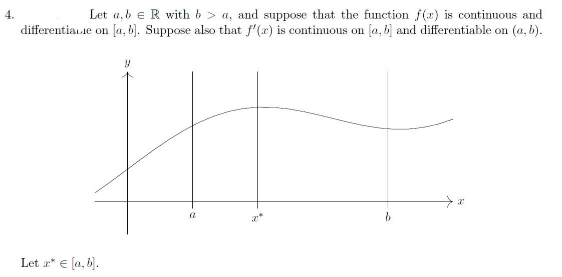 Solved 4 Let A B E R With B A And Suppose That The Chegg