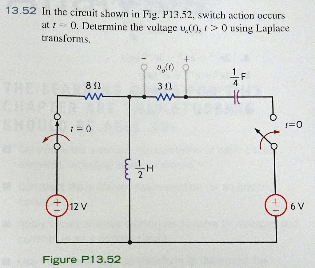 Solved In The Circuit Shown In Fig P Switch Chegg