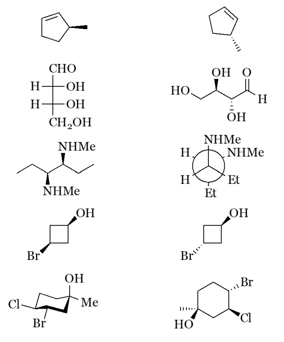 Solved Classify Each Of The Pairs Of Molecules Below As One Chegg