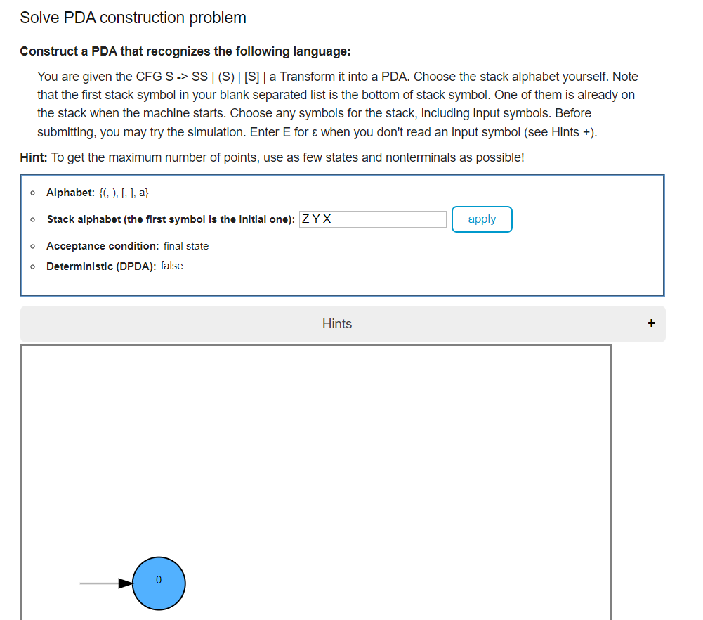 Solved Solve Pda Construction Problem Construct A Pda That Chegg