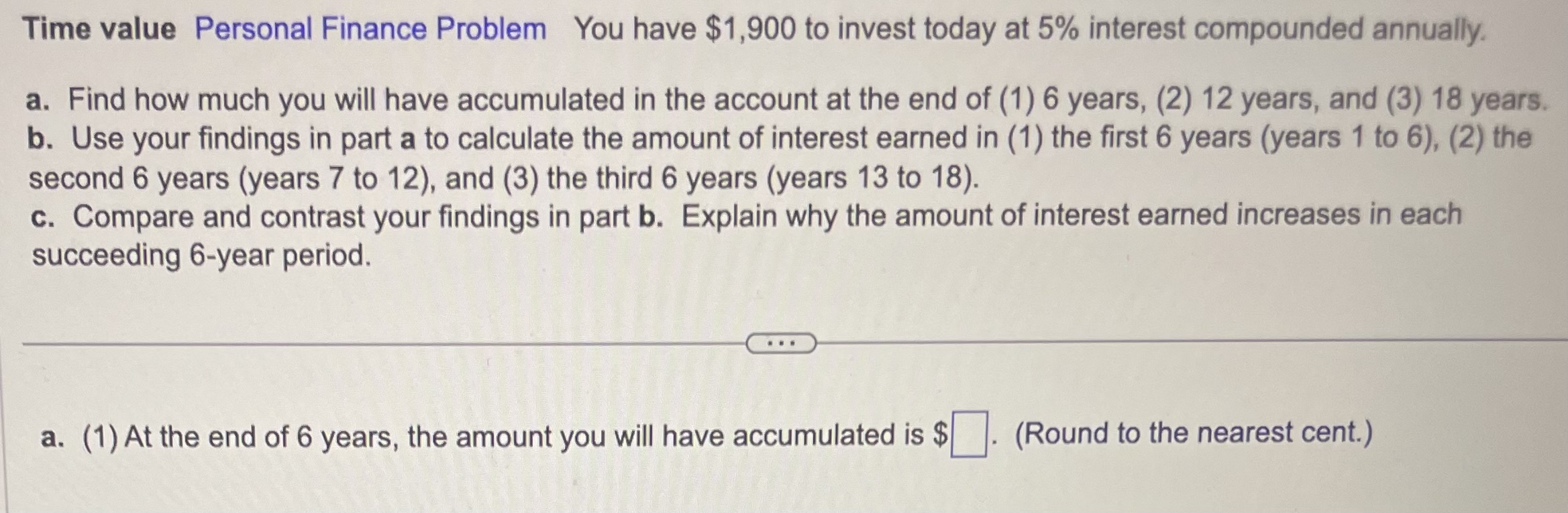 Solved Time Value Personal Finance Problem You Have 1 9